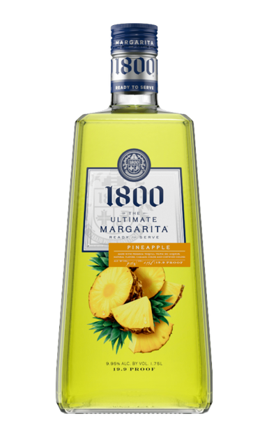 1800 Ultimate Pineapple Margarita Rtd 175li Remedy Liquor