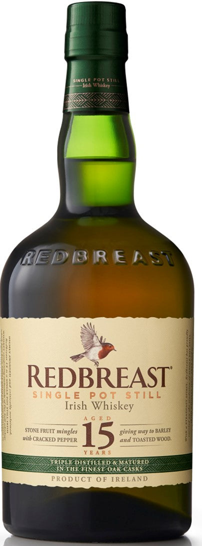 Redbreast Single Pot Still Irish Whiskey 15yrs 750 Ml Remedy Liquor 5100