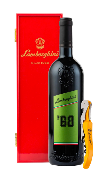 Lamborghini Luxe Red Collection with Gift Set - Wine