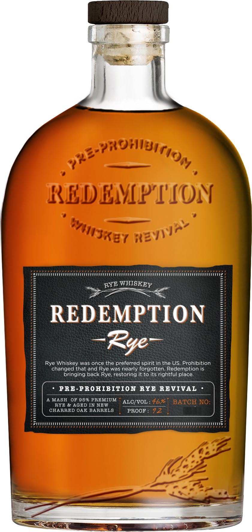 Redemption Rye Whiskey - 750 ml bottle