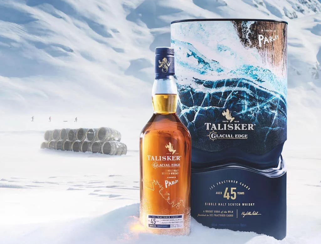 TALISKER SCOTCH SINGLE MALT GLACIAL EDGE LIMITED EDITION 45YR 700ML