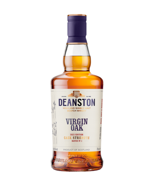 DEANSTON SCOTCH SINGLE MALT NON CHILL FILTERED VIRGIN OAK CASK HIGHLAND GIFT PK  92.6PF 750ML