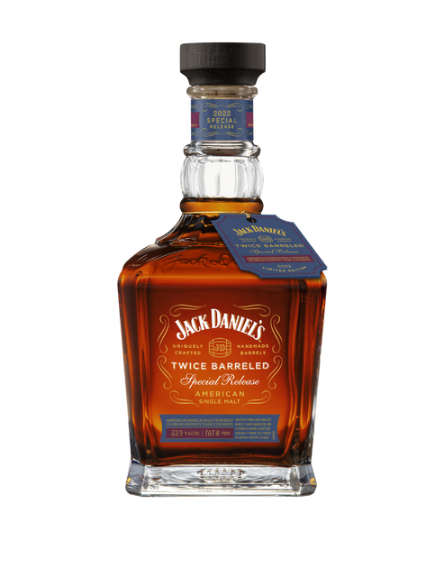 JACK DANIELS WHISKEY SINGLE MALT TWICE BARRELED OLOROSO SHERRY CASK FINISH 2022 SPECIAL RELEASE KENTUCKY 700ML