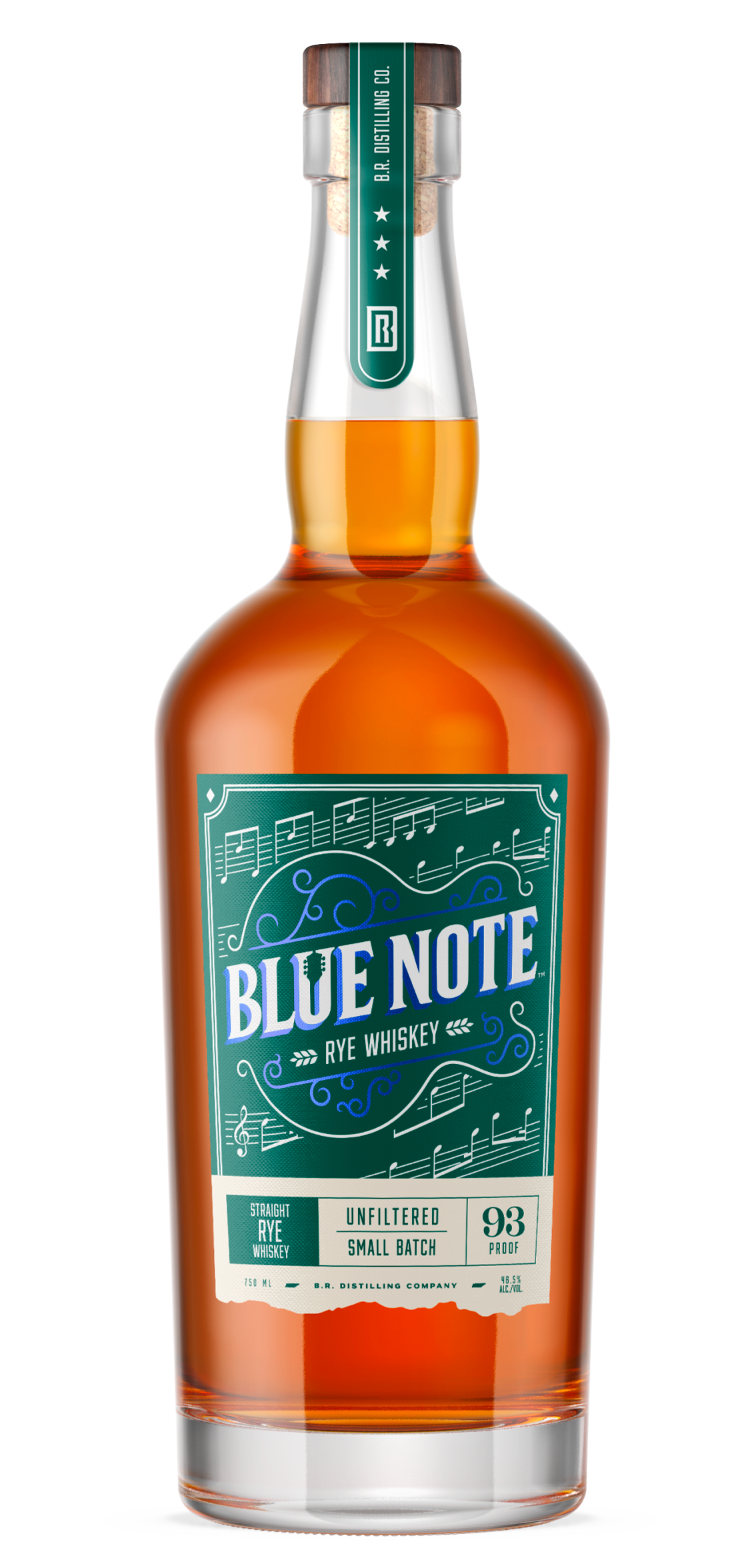 BLUE NOTE WHISKEY STRAIGHT RYE SMALL BATCH 93PF TENNESSEE 750ML