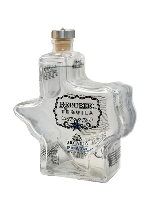 REPUBLIC TEQUILA PLATA TEXAS BOTTLE 750ML