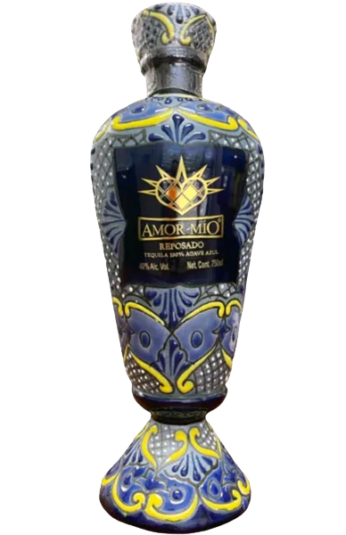 AMOR MIO TEQUILA REPOSADO CERAMIC BOTTLE 750ML