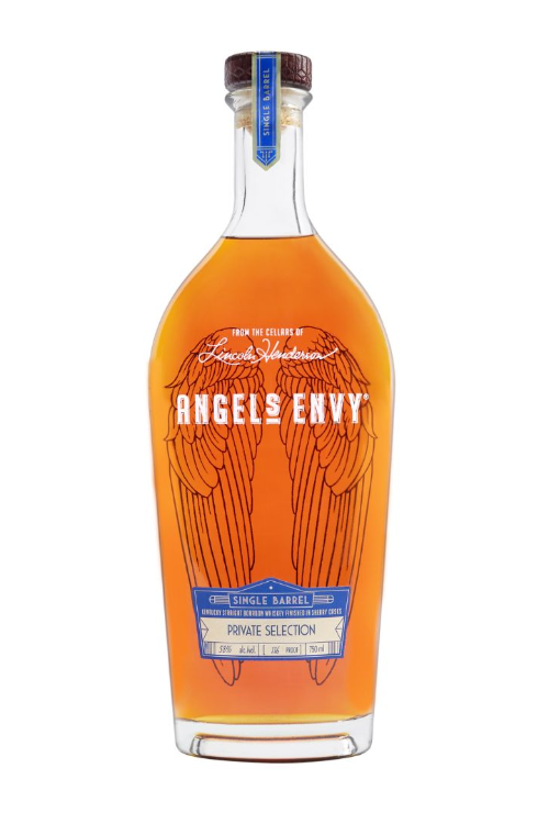 ANGELS ENVY BOURBON SINGLE BARREL PLATINUM BARRELS SELECT FINISHED IN SHERRY CASKS KENTUCKY 750ML