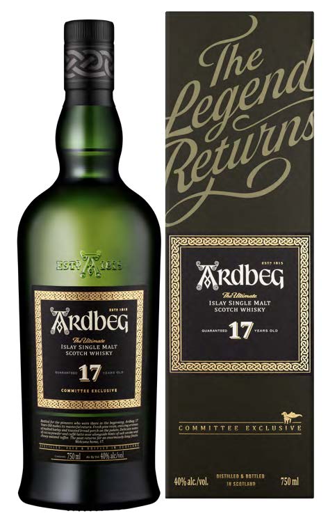 ARDBEG SCOTCH SINGLE MALT LIMITED COMMITTEE EXCLUSIVE EDITION 17YR 750ML