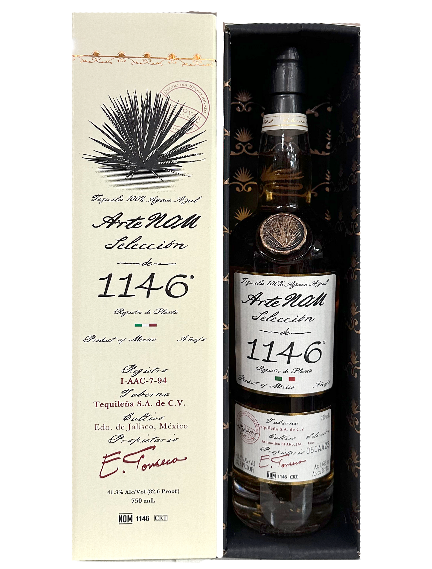 ARTENOM TEQUILA ANEJO 1146 SELECCION 750ML