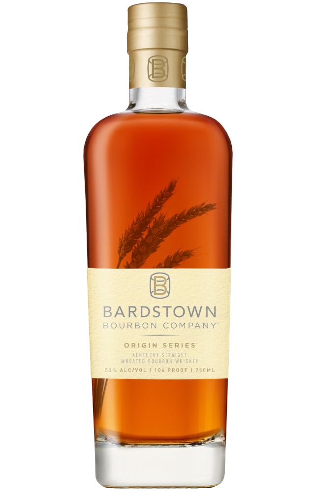 BARDSTOWN WHISKEY BOURBON STRAIGHT WHEATED ORIGIN SERIES KENTUCKY 106PF 750ML