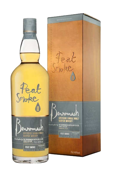 BENROMACH SCOTCH SINGLE MALT PEAT SMOKE DISTILLED IN 2009 SPEYSIDE 750ML