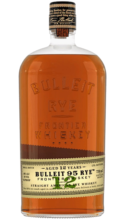 BULLEIT WHISKEY STRAIGHT RYE SMALL BATCH KENTUCKY 12YR 750ML