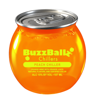 BUZZBALLZ PEACH CHILLERS 187ML