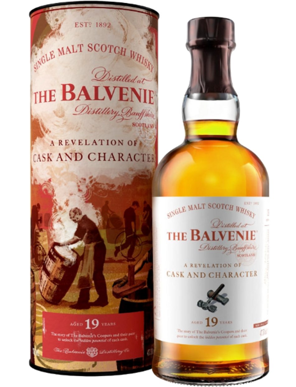 BALVENIE SCOTCH SINGLE MALT LIMITED STORIES RANGE REVELATION OF CASK AND CHARACTER 19YR 750ML - Remedy Liquor