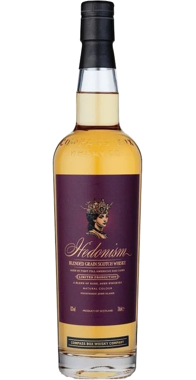 COMPASS BOX HEDONISM SCOTCH BLENDED GRAIN LIMITED PRODUCTION 750ML