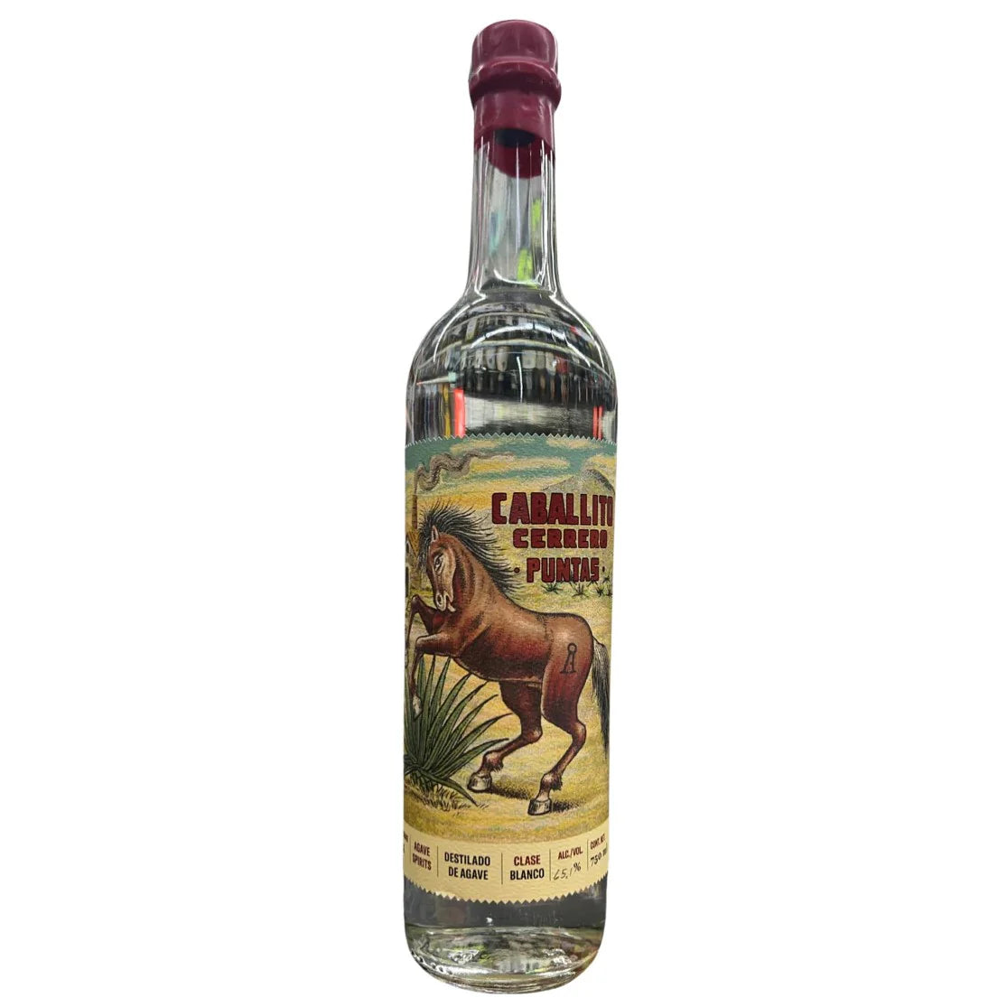 CABALLITO CERRERO AGAVE SPIRIT AZUL BLANCO PUNTAS 750ML