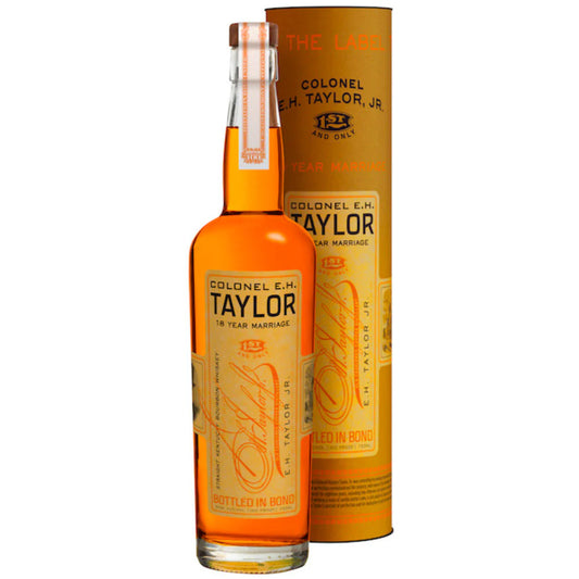 COLONEL E H TAYLOR BOURBON 18 YEAR MARRIAGE BOTTLED IN BOND KENTUCKY 750ML