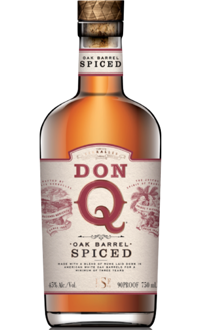 DON Q RUM OAK BARREL SPICED PUERTO RICO 3YR 750ML