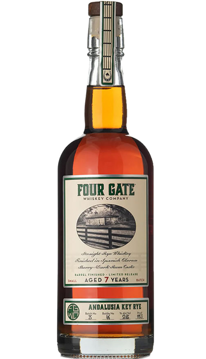 FOUR GATE WHISKEY RYE SMALL BATCH BARREL FINISHED IN FRENCH OAK LIMITED RELEASE KENTUCKY 750ML