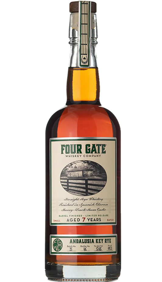 FOUR GATE WHISKEY RYE SMALL BATCH BARREL FINISHED IN FRENCH OAK LIMITED RELEASE KENTUCKY 750ML