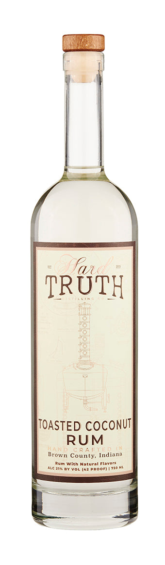 HARD TRUTH RUM TOASTED COCONUT INDIANA 750ML