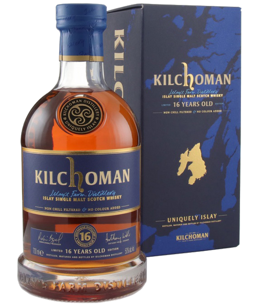 KILCHOMAN SCOTCH SINGLE MALT LIMITED EDITION ISLAY 16YR 750ML