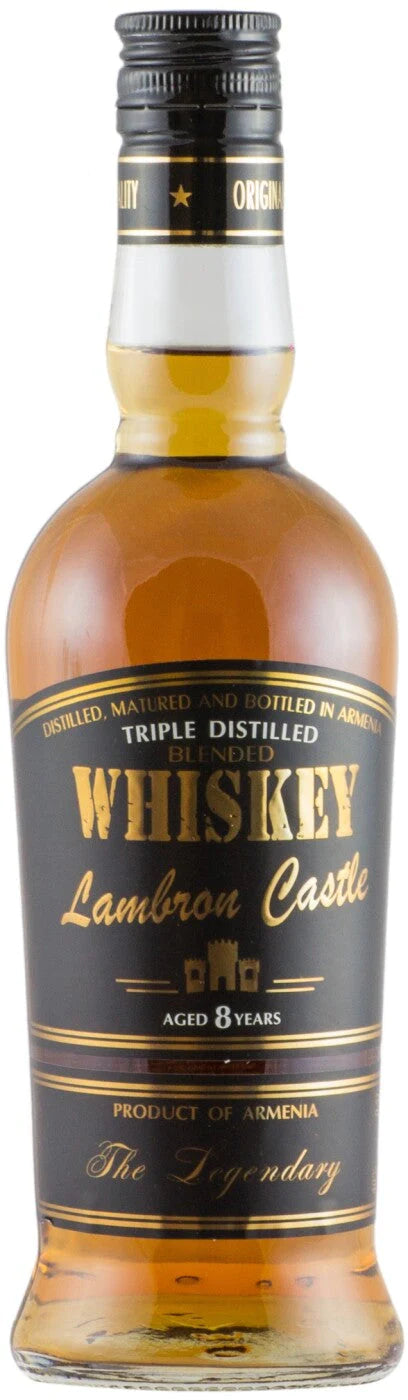 LAMBRON CASTLE WHISKEY SINGLE MALT THE LEGENDARY ARMENIA 8YR 750ML