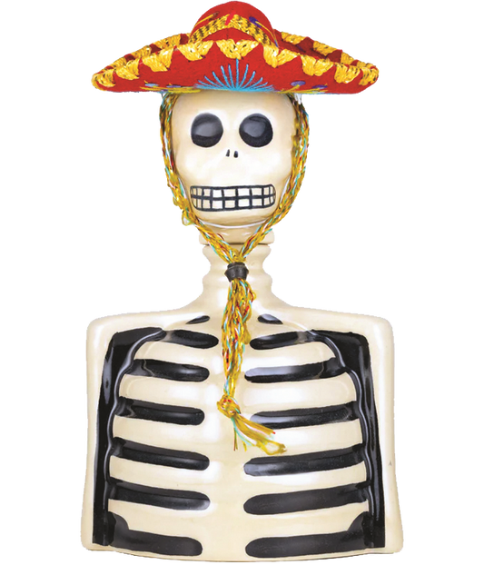 LOS AZULEJOS SKELLY TEQUILA REPOSADO SKELETO 750ML