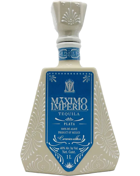 MAXIMO IMPERIO TEQUILA PLATA CERAMIC BOTTLE 1LI