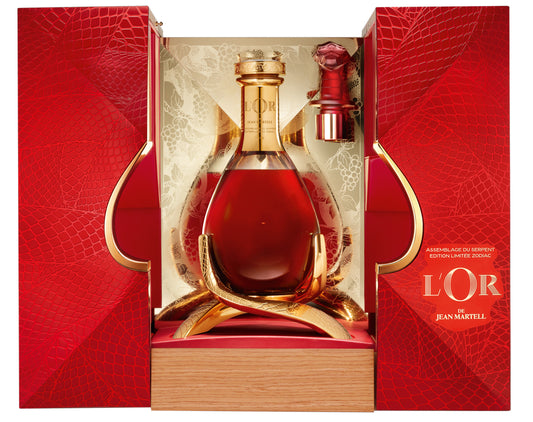 MARTELL COGNAC L OR DE JEAN MARTELL ASSEMBLAGE LIMITED ZODIAC SNAKE EDITION FRANCE 750ML