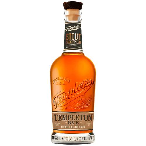 TEMPLETON WHISKEY RYE FINISHED IN STOUT CASKS INDIANA 750ML