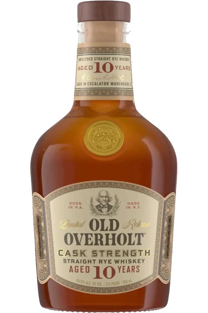 OLD OVERHOLT WHISKEY RYE CASK STRENGTH KENTUCKY 10YR 750ML – Remedy Liquor