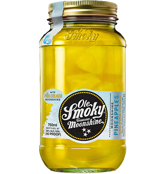 OLE SMOKY MOONSHINE PINEAPPLES 750ML - Remedy Liquor