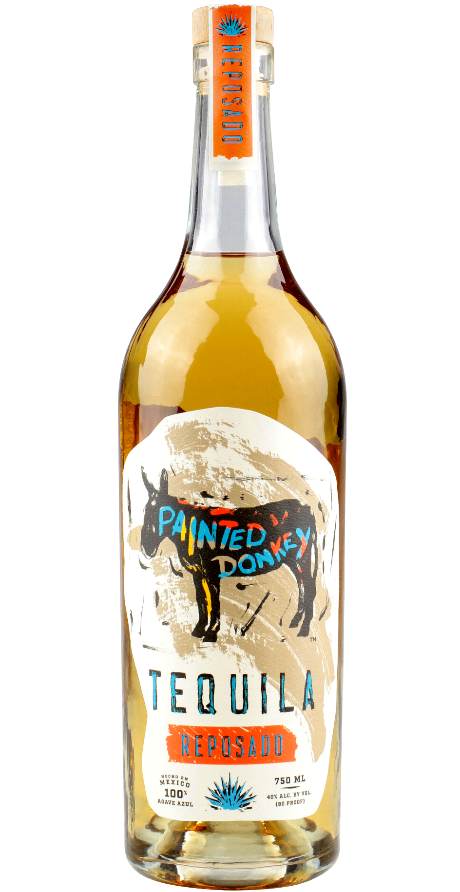 PAINTED DONKEY TEQUILA REPOSADO 750ML – Remedy Liquor