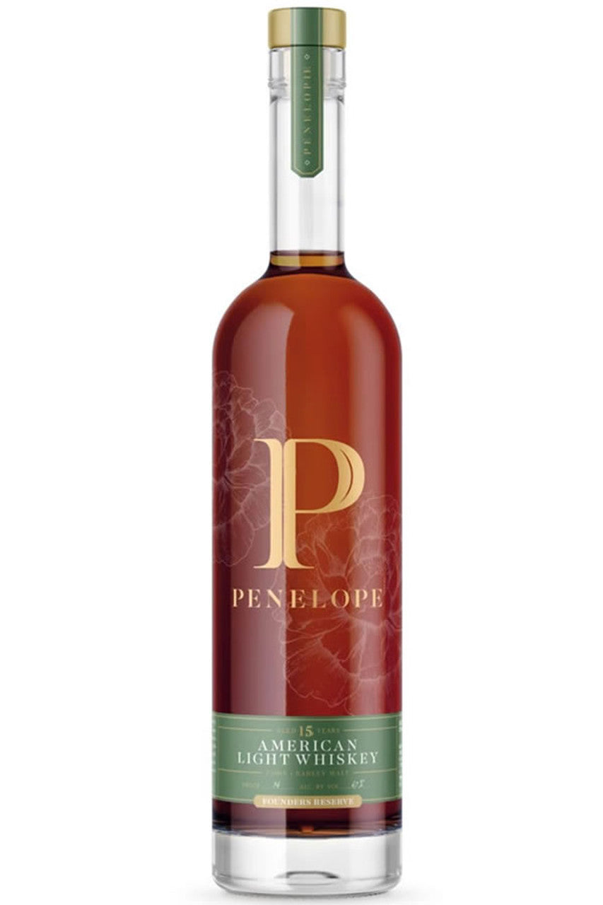 PENELOPE WHISKEY AMERICAN LIGHT FOUNDERS RESERVE NEW JERSEY 15YR 750ML