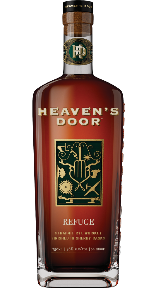 HEAVEN'S DOOR WHISKEY STRAIGHT RYE REFUGE EDITION FINISHED IN SHERRY CASKS TENNESSEE 750ML