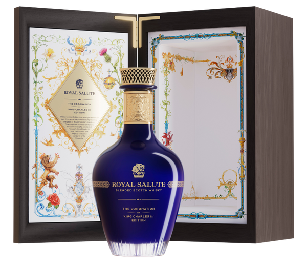 ROYAL SALUTE SCOTCH BLENDED THE CORONATION KING CHARLES III