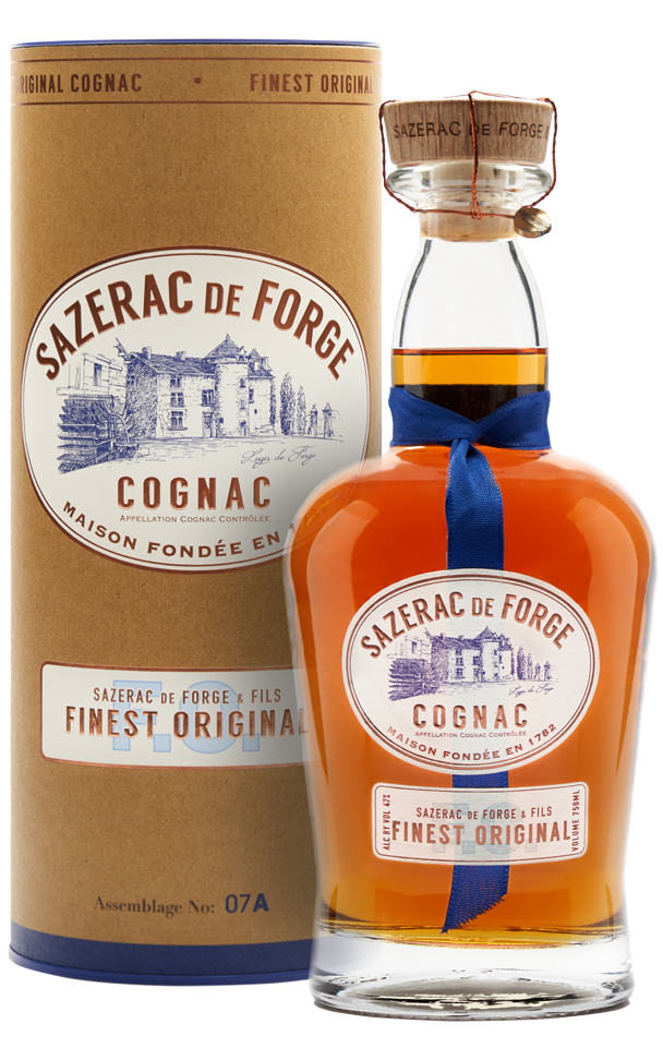 SAZERAC DE FORGE COGNAC FINEST ORIGINAL FRANCE 750ML