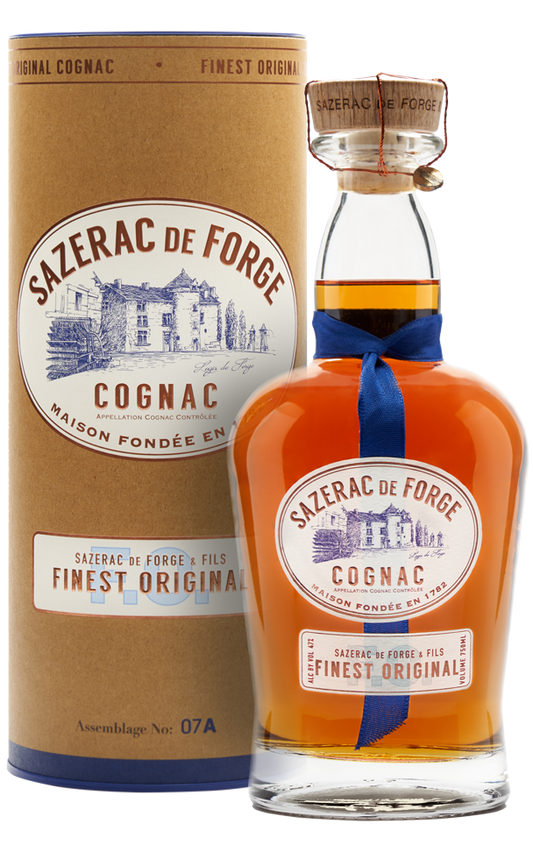 SAZERAC DE FORGE COGNAC FINEST ORIGINAL FRANCE 750ML