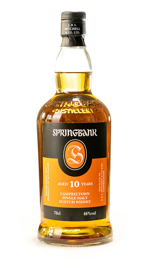 SPRINGBANK SCOTCH SINGLE MALT CAMPBELTOWN 92PF 10YR 700ML