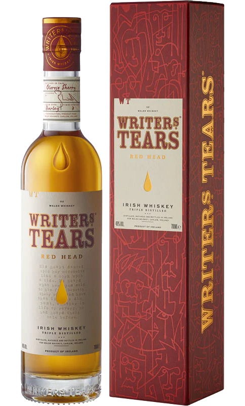 WRITERS TEARS RED HEAD WHISKEY RIISH 750ML