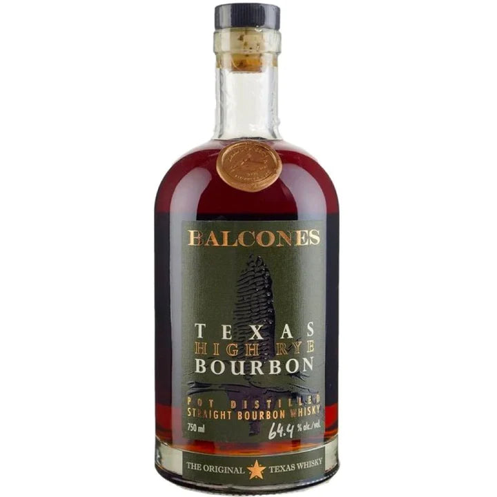 BALCONES BOURBON HIGH RYE POT DISTILLED TEXAS 750ML