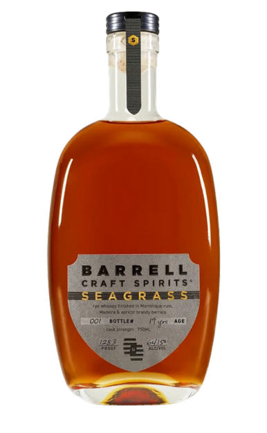 BARRELL CRAFT SPIRITS SEAGRASS WHISKEY RYE CASK STRENGTH GREY LABEL KENTUCKY 19YR 750ML