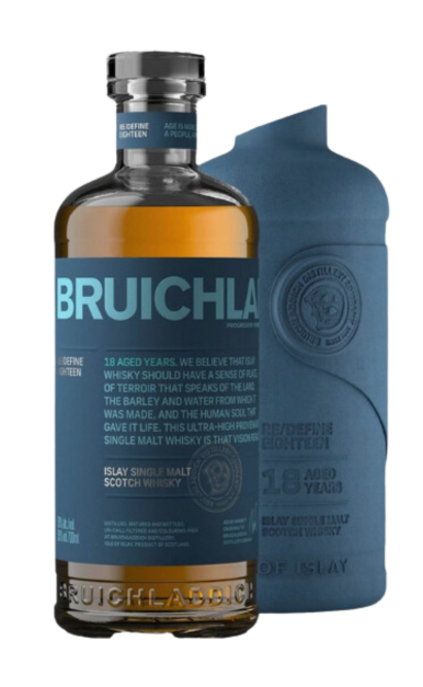 BRUICHLADDICH SCOTCH PORT CHARLOTTE SINGLE MALT ISLAY HEAVY PEATED 18YR 700ML