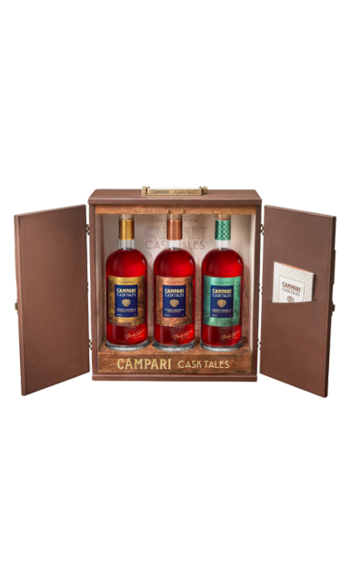 CAMPARI CASK TALES LIQUEUR GIFT PACK ITALY 3X1LI