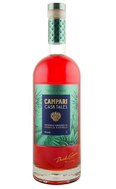 CAMPARI CASK TALES LIQUEUR FINISHED IN TEQUILA BARRELS ITALY 1LI