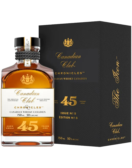 CANADIAN CLUB CHRONICLES WHISKEY BLENDED CANADA 45YR 750ML