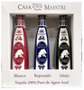 CASA MAESTRI TEQUILA GFT PK ( BLANCO, REPO, ANEJO ) 3X375ML