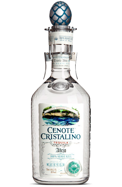 CENOTE TEQUILA ANEJO CRISTALINO 750ML