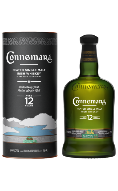 CONNEMARA WHISKEY SINGLE MALT PEATED IRISH 12YR 750ML